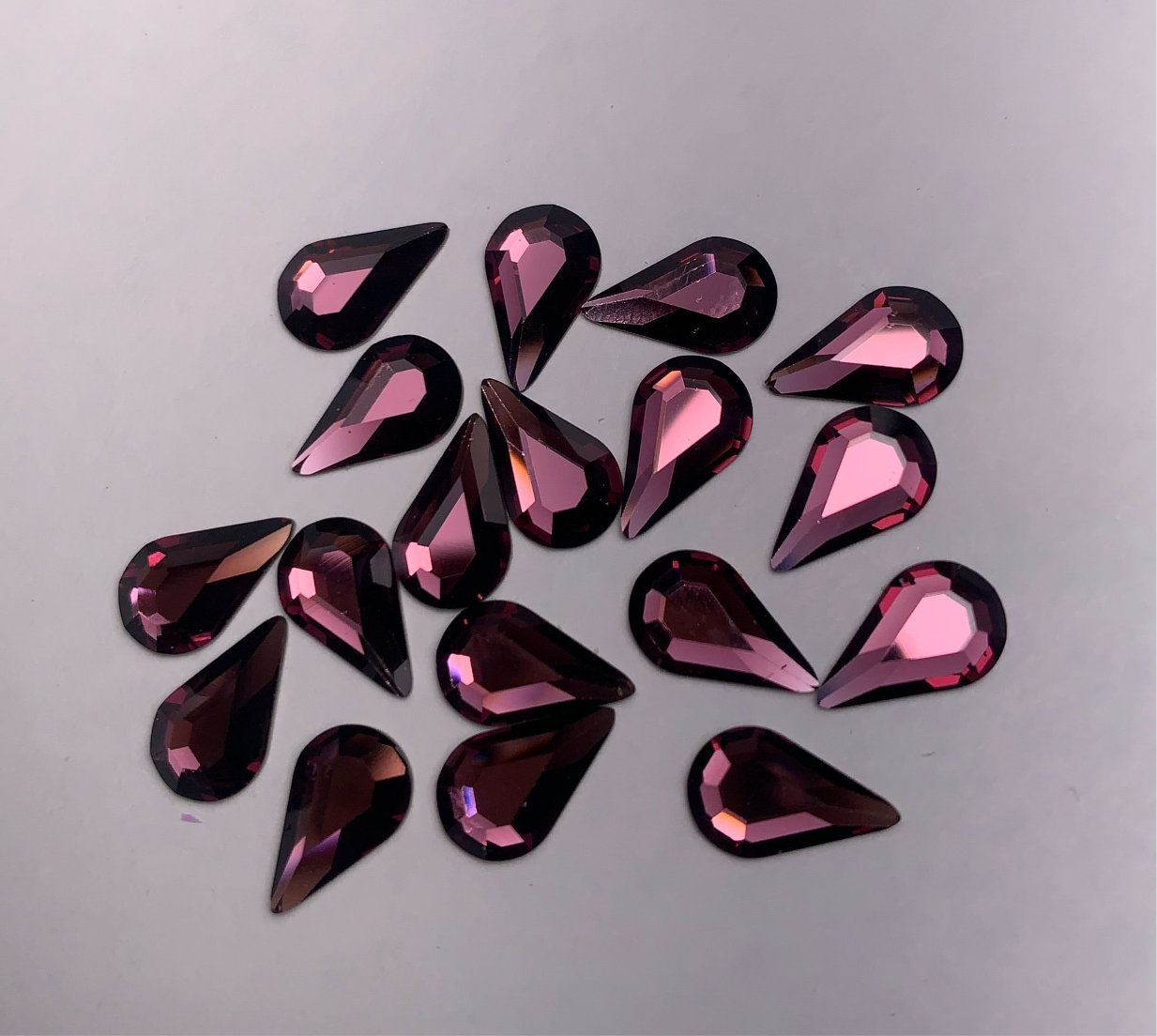 2300 amethyst tear drop