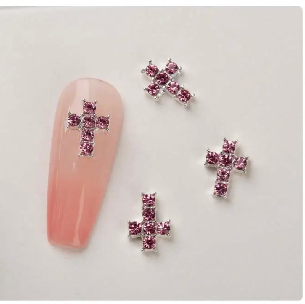 Metal cross charm