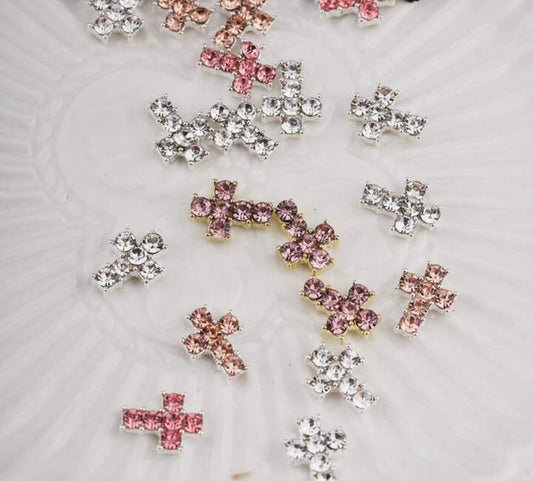 Metal cross charm