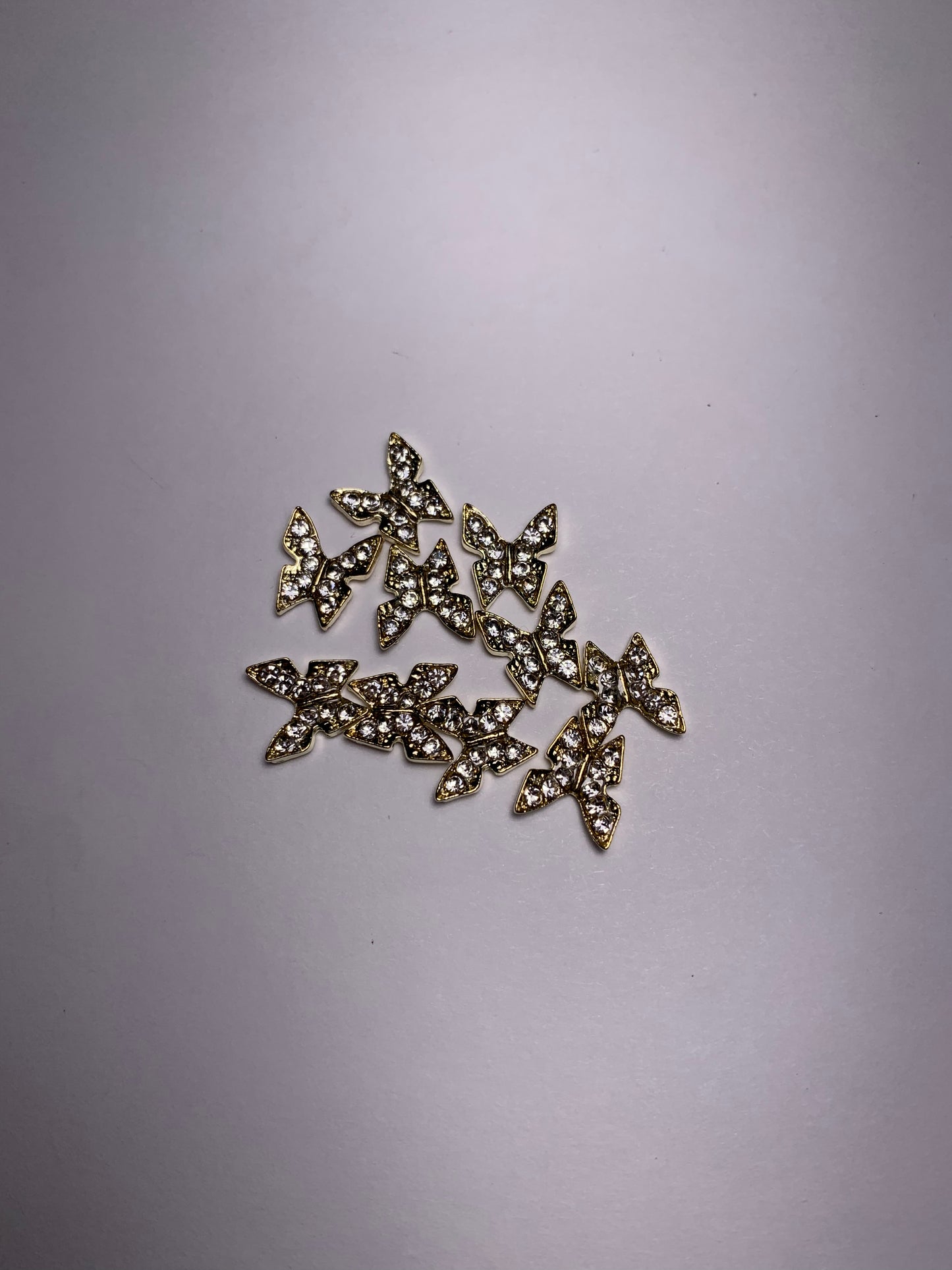 Butterfly metal charm 10pcs