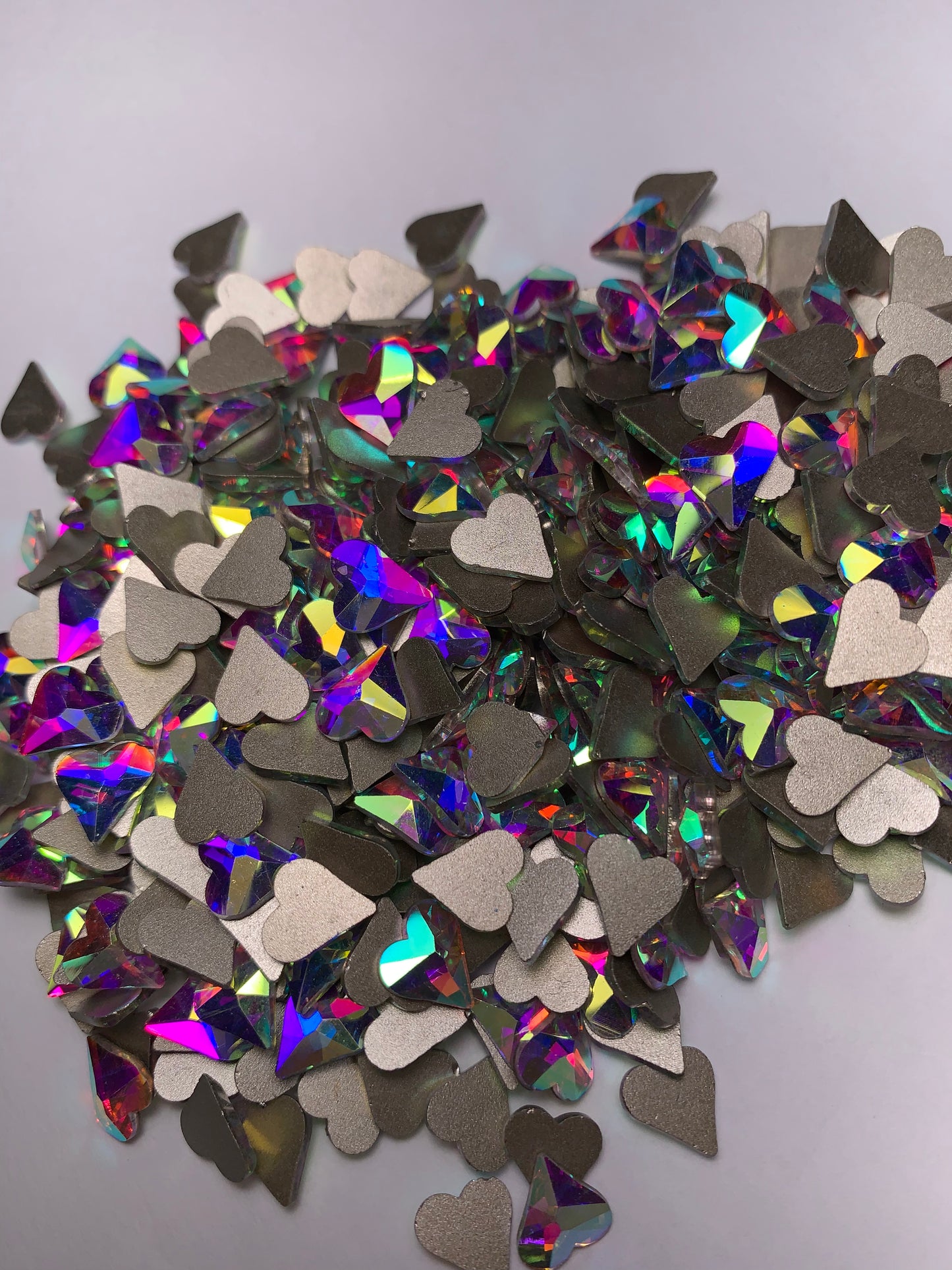 Luxury crystal Ab heart shape