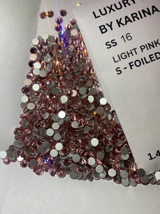 Luxury crystals Light pink