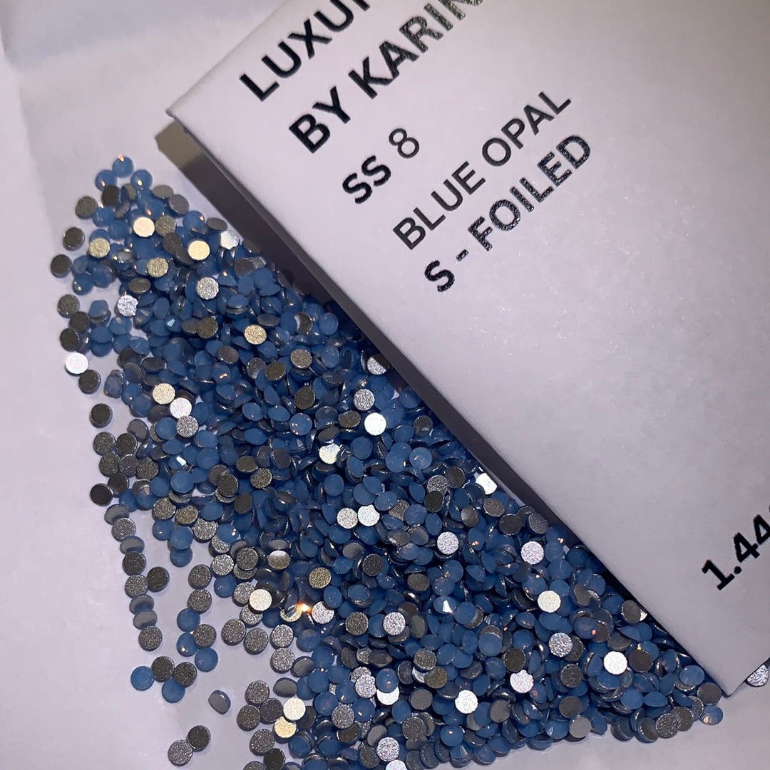 Luxury crystals blue opal
