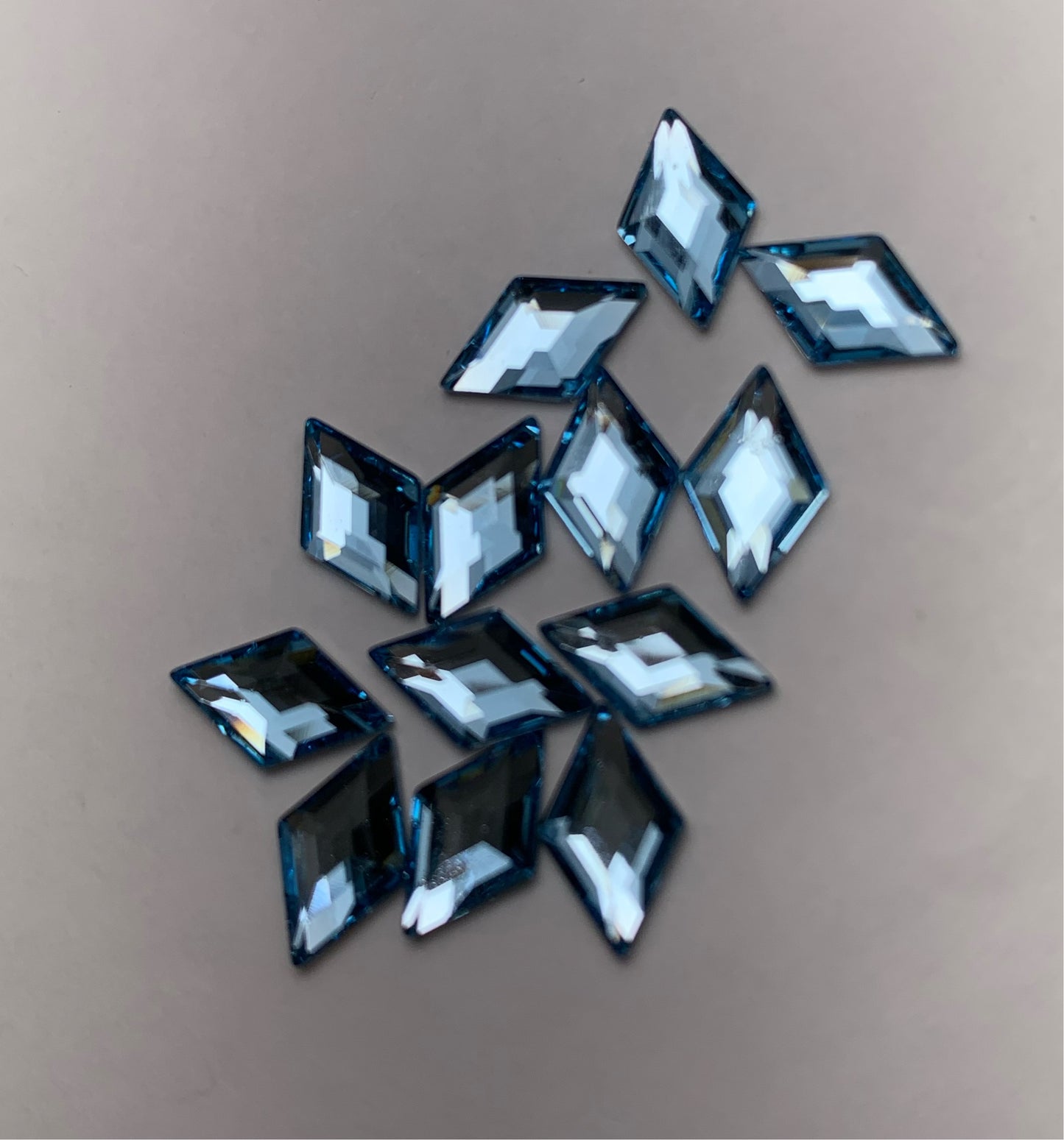 2773 diamond aquamarine 6pcs