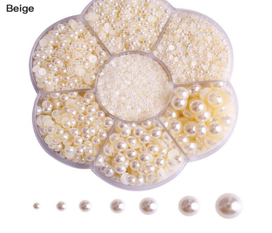 Pearls mixed sizes