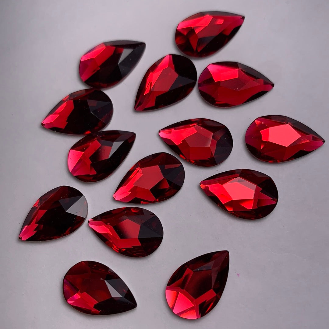 2303 pear scarlet shape 4pcs