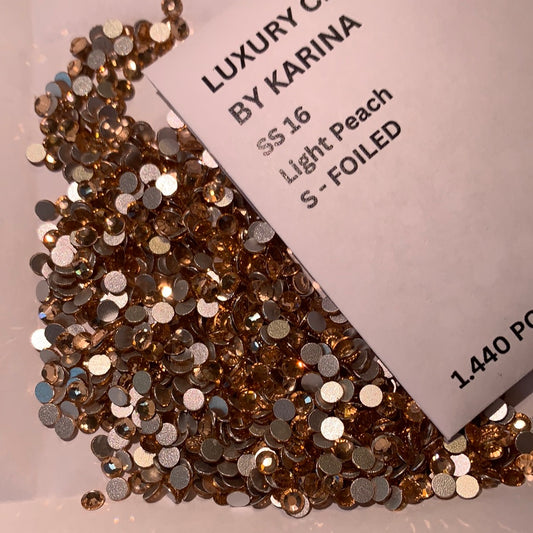 Luxury crystals Light peach