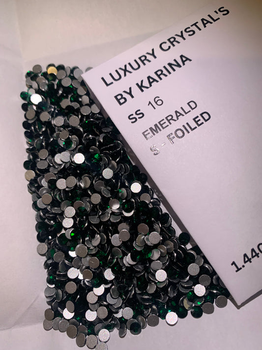 Luxury crystals emerald