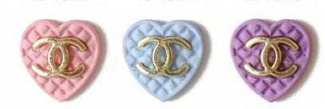 Heart designer charms
