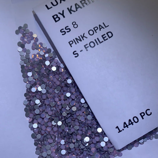 Luxury crystals pink opal