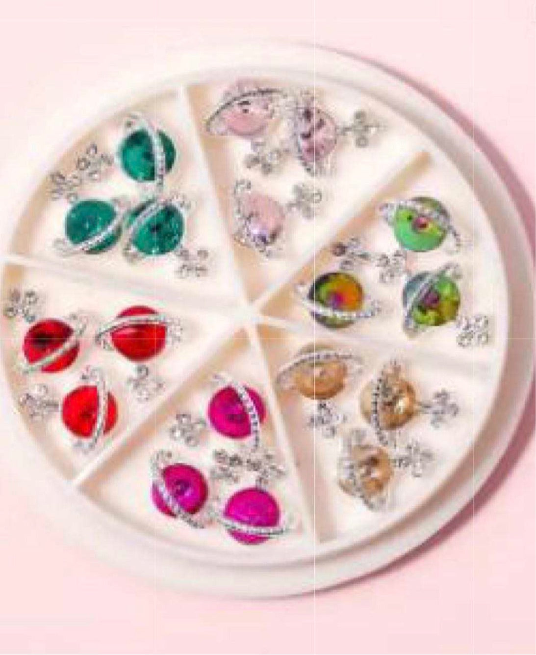 Planet metal charm box