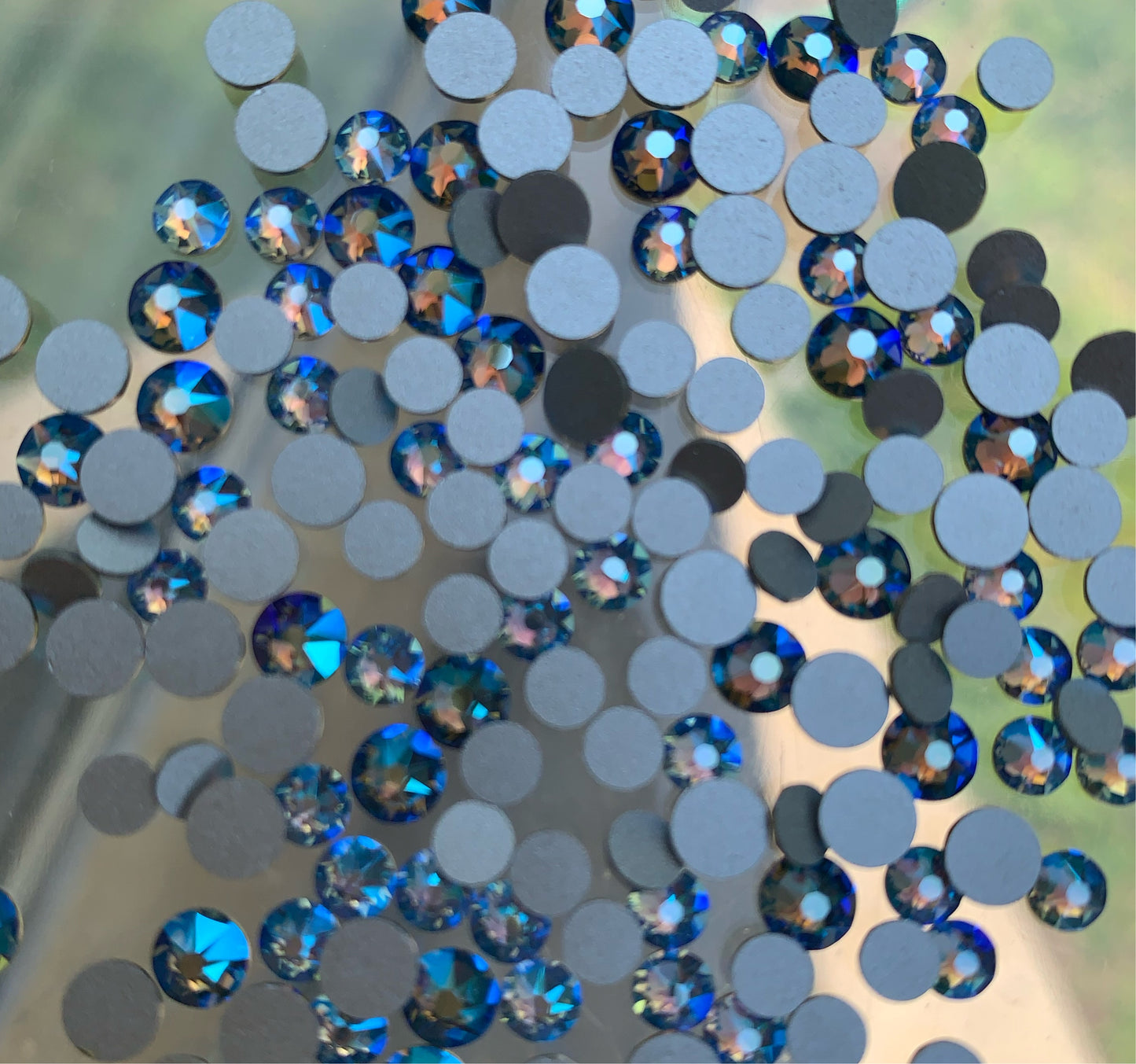 Swarovski blue tear