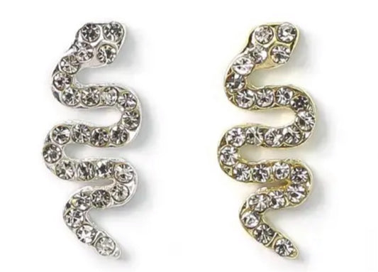 snake metal charm