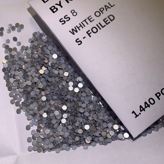 Luxury crystals white opal