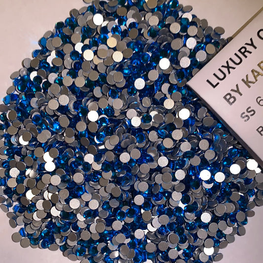Luxury crystals Capri blue
