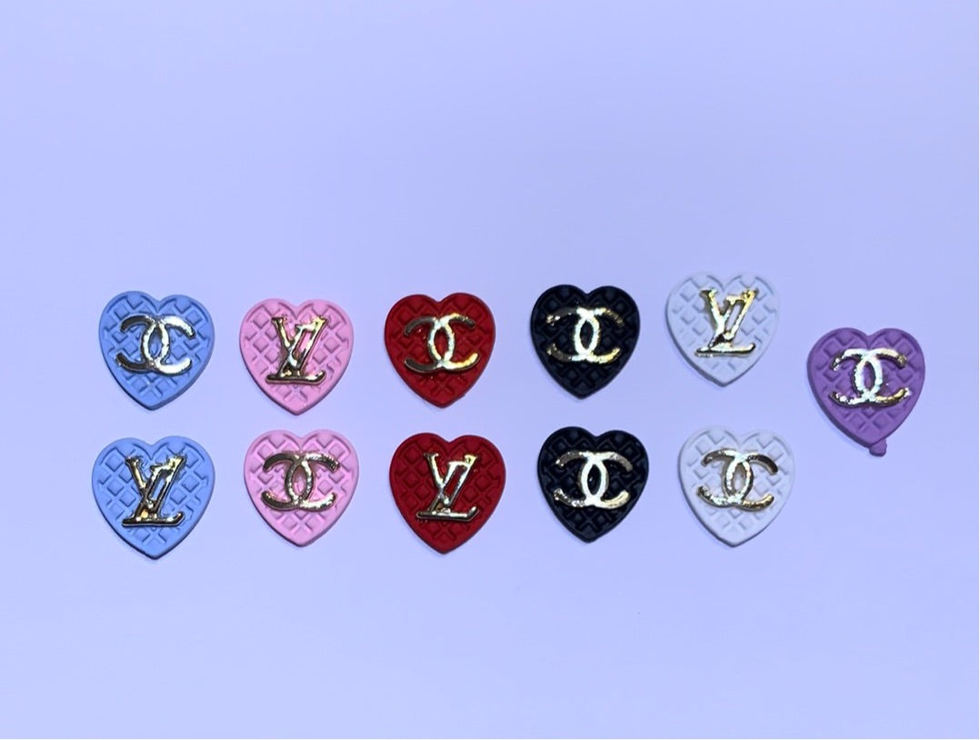 Heart designer charms