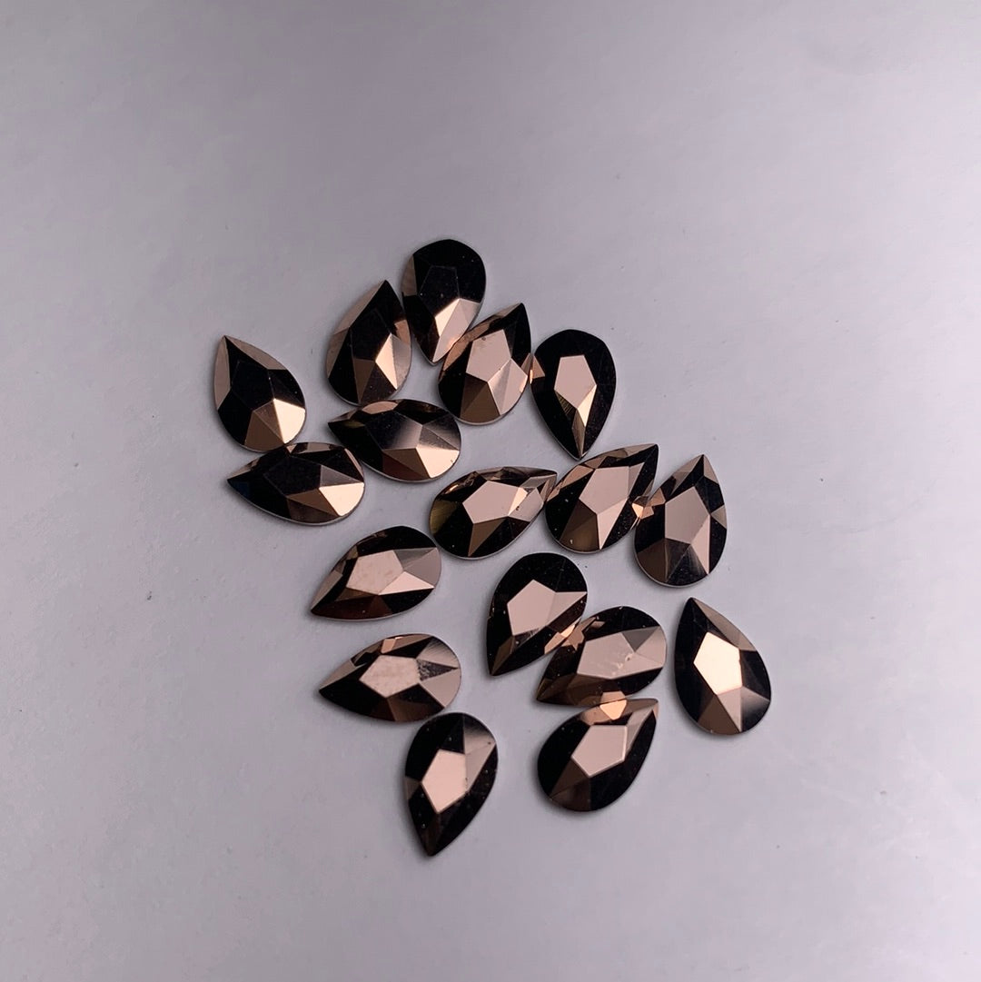 2303 pear rosegold 8x5mm