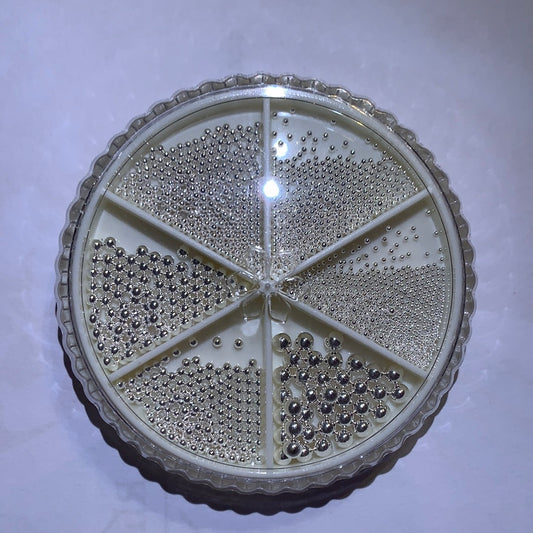 Silver Metal caviar