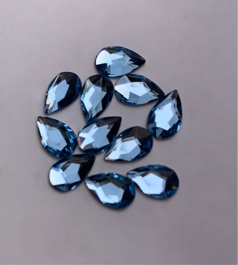 2303 aquamarine pear shape