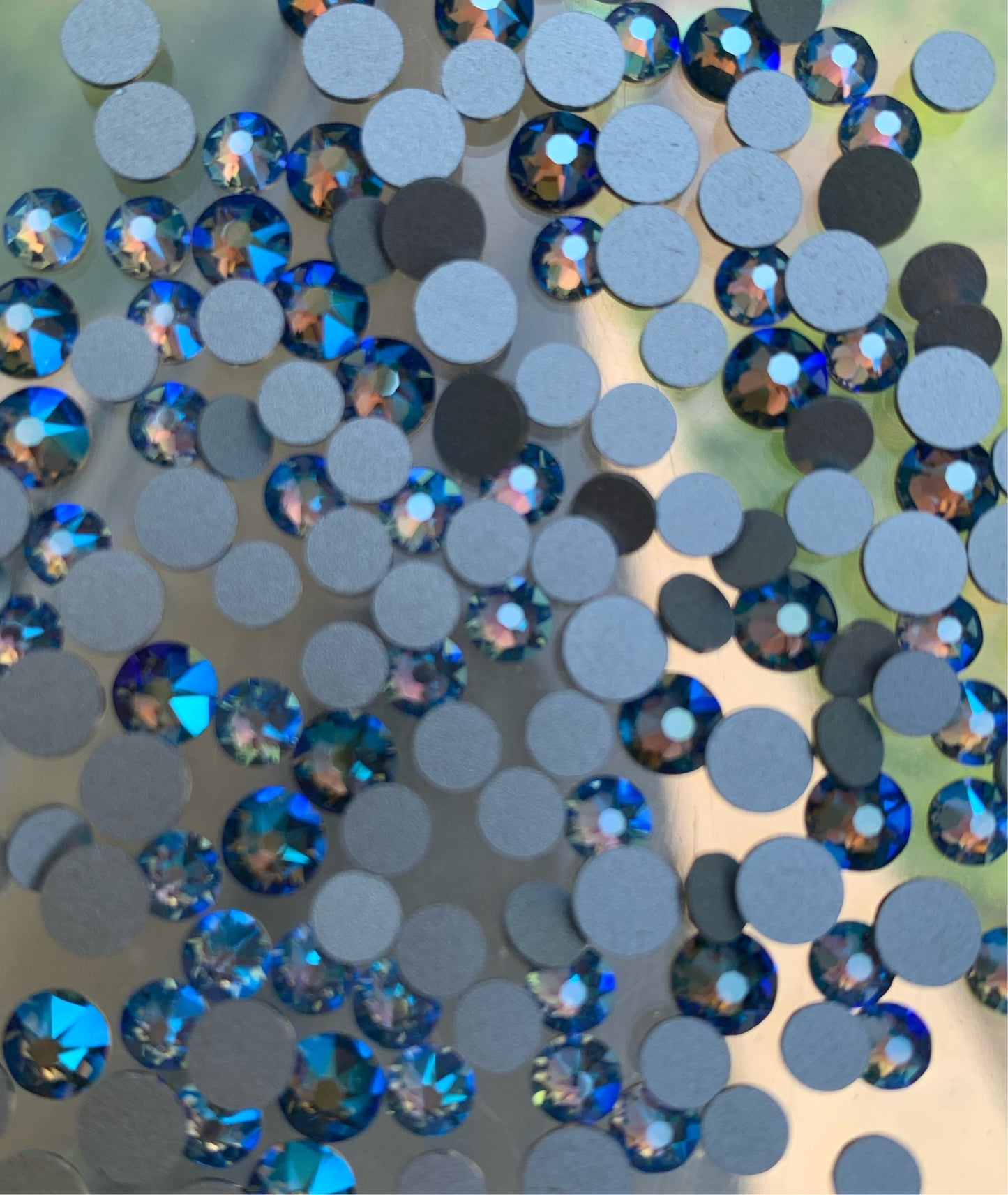 Swarovski blue tear