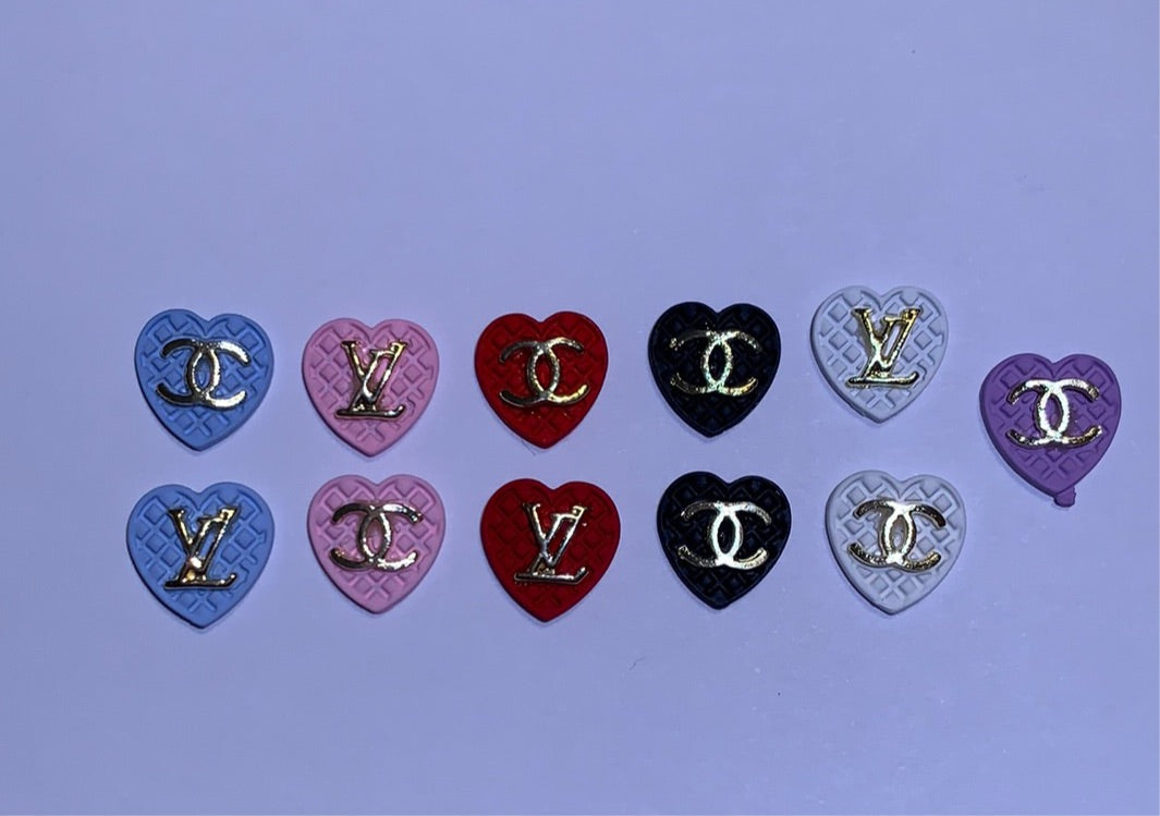 Heart designer charms