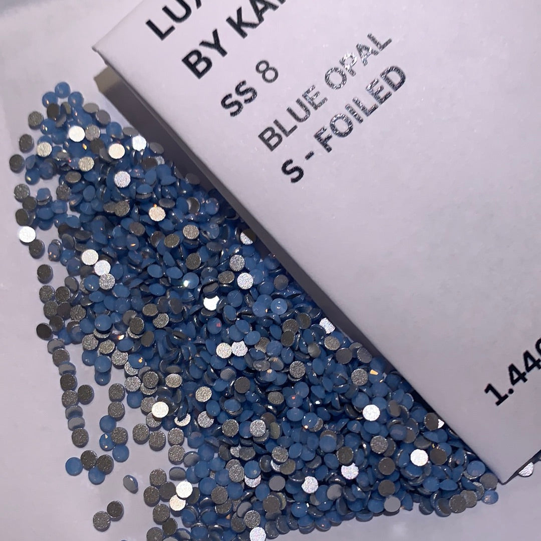 Luxury crystals blue opal
